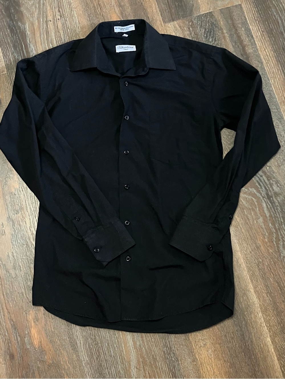 Berlioni black dress shirt